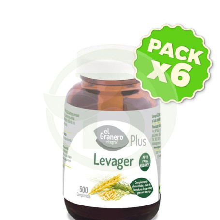 Pack 6x Levager 500 Comprimidos El Granero
