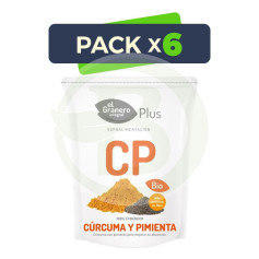 Lot 6x Curcuma et Poivre 200Gr. El Granero
