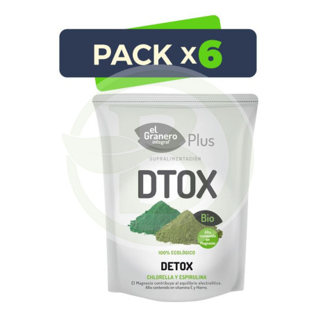 Pack 6x Detox Bio 200Gr. El Granero