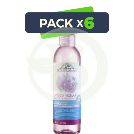 Pack 6x Tónico Micelar Pieles Mixtas 200Ml. Corpore Sano
