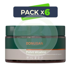Pack 6x Polvo Alcalino 120Gr. Bonusan