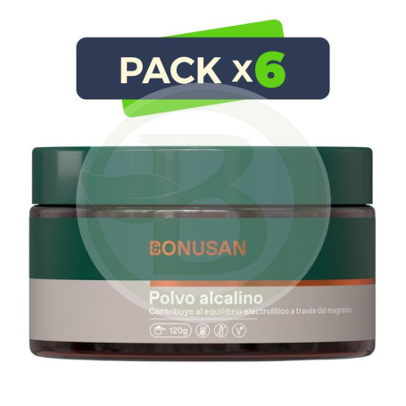 Pack 6x Polvo Alcalino 120Gr. Bonusan