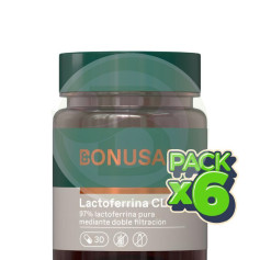 Pack 6x Lactoferrina Cln 300 30 Gélules Gastrorésistantes Bonusan