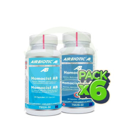 Pack 6x Homocist AB 60 Gélules Airbiotic