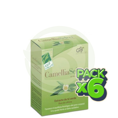 Pack 6x Camellia Select 60 Cápsulas 100% Natural