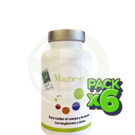 Pack 6x Magnesio 180 Cápsulas 100% Natural