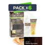 Pack 6x Tinte Nutricolor Delicato 4.05 Castaño Chocolate 140Ml. Biokap