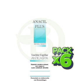 Pack 6x Locion Capilar Anticaida 125 Ml Anacil Plus