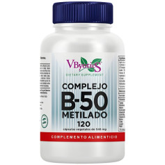Complexe B50 Méthylé 120 Gélules Vbyotics