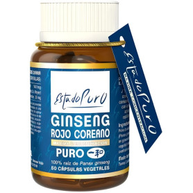 Ginseng Rouge Coréen 50 Gélules Estado Puro