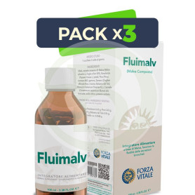 Pack 3x Malva Composta (Fluimalv) 100Ml. Forza Vitale