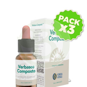 Pack 3x Verbasco Composto 10Ml. Forza Vitale