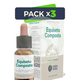 Pack 3x Equiseto Composto 10Ml. Forza Vitale