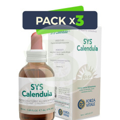 Pack 3x SYS Calendola 50Ml. Forza Vitale