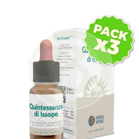 Pack 3x Quintaesencia de Issopo 10Ml. Forza Vitale