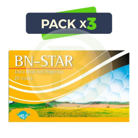 Pack 3x Jalea BN Star Forte 20 Viales MontStar