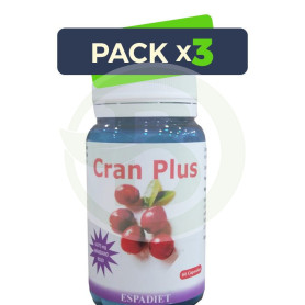 Pack 3x Cran Plus 60 Cápsulas Mont-Star