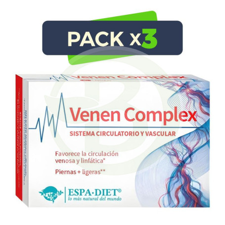 Pack 3x Venen Complex 45 Cápsulas Espadiet