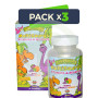 Pack 3x Multisaurus 60 Dinosaurios Masticables Kal