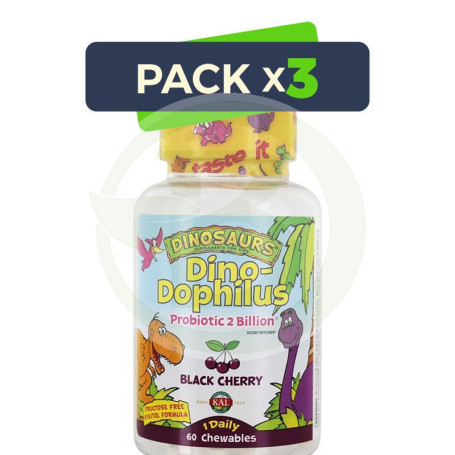 Pack 3x Dinodophilus 60 Comprimidos Kal