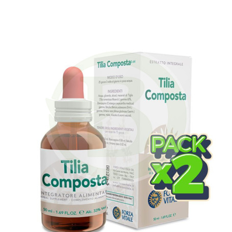 Pack 2x Tilia Composta 50Ml. Forza Vitale