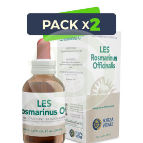 Pack 2x Les Rosmarinus Officinalis (Romero) 50Ml. Forza Vitale