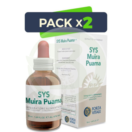 Pack 2x Sys Muira Puama 50Ml. Forza Vitale