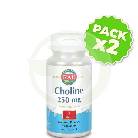 Pack 2x Choline 100 Comprimidos Kal