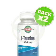 Pack 2x L-Taurine 500Mg 60 Comprimidos Kal