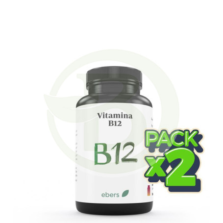 Pack 2x Vitamina B12 60 Comp Ebers