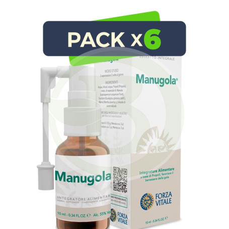 Pack 6x Manugola 10Ml. Forza Vitale