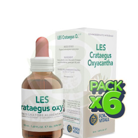 Pack 6x Les Crataegus Oxycantha (Espino Albar) 50Ml. Forza Vitale