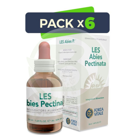 Pack 6x Les Abies Pectinata (Abeto) 50Ml. Forza Vitale