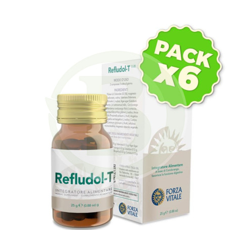 Pack 6x Refludol-T 25Gr. Forza Vitale