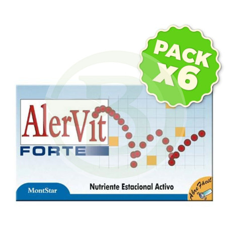 Pack 6x Alervit Forte (Alergias) Montstar