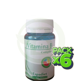 Pack 6x Vitamina B+ Complex 60 Perlas Espadiet