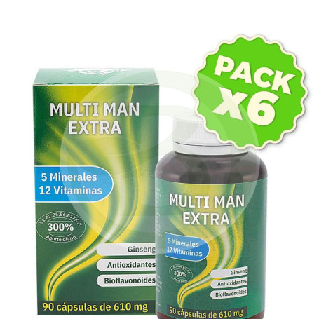 Pack 6x Multi Man Extra 90 Cápsulas Espadiet