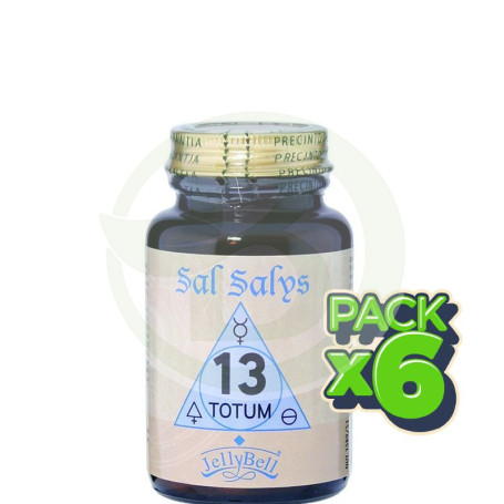Pack 6x Sal Salys 13 Totum 90 Cápsulas Jellybell