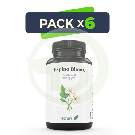Pack 6x Espino Blanco 60 Comp Ebers