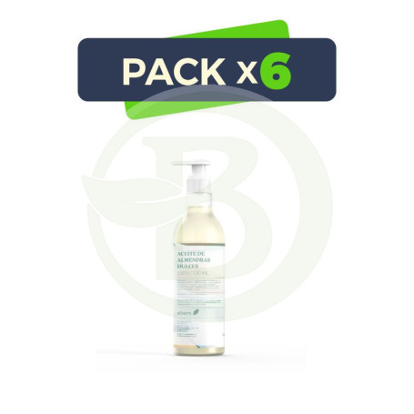Pack 6x Aceite De Almendras Dulces 500 Ml Dosif Ebers