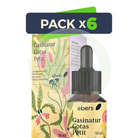 Pack 6x Gasinatur Gotas Petit 50 Ml Ebers