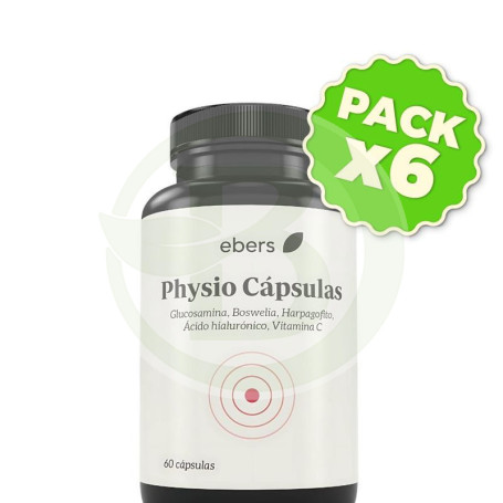 Pack 6x Physio 60 Cápsulas Ebers