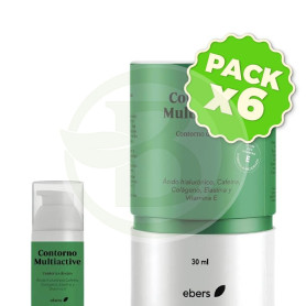 Pack 6x Contorno De Ojos Multiactive 30Ml Ebers