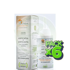 Pack 6x Locion Anticaida+Anticaspa 125 Ml Natural System Woman