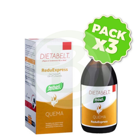 Pack 3x Db-Quema Reduexpress Jarabe 240Ml. Santiveri