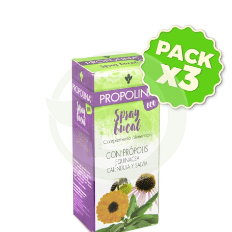 Pack 3x Propolina Eco Spray 30Ml. Artesanía Agrícola