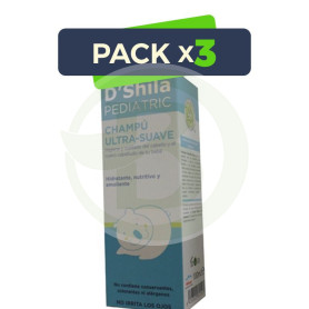 Pack 3x Champú Ultra-Suave Pediatric 100Ml. Shila
