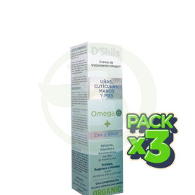 Pack 3x Crema de Manos, Uñas y Pies 250Ml. Shila