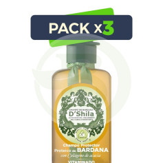Pack 3x Shampooing Protéiné à la Bardane 300Ml. Shila