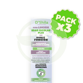 Pack 3x Fito-Loción Doble Función Edad Escolar 125Ml. Shila